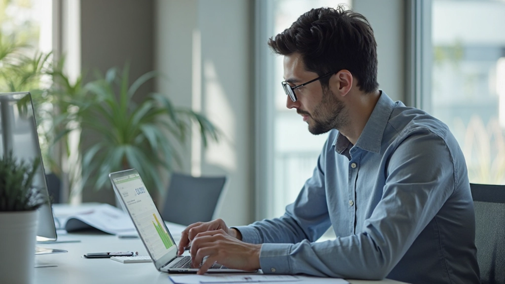 Анализ кредитного рейтинга на экране компьютера