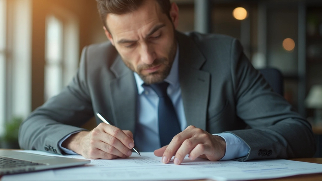 Изображение анализа долга и финансовых документов